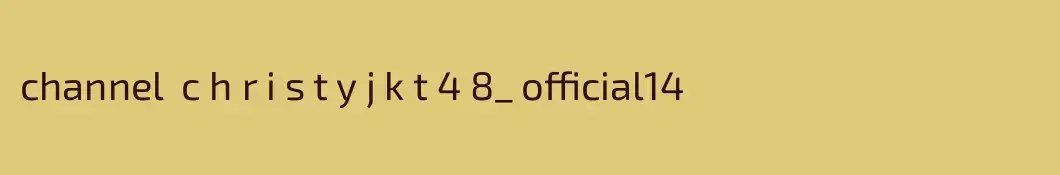 channel  c h r i s t y j k t 4 8_ official14